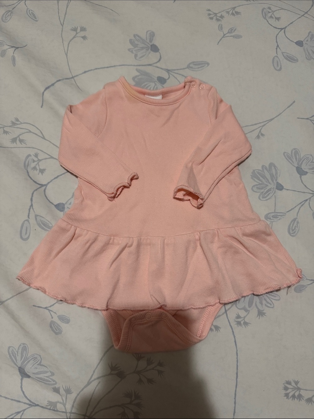 ⭐️Starting Out Baby Long Sleeve Dress Bodysuit (Size: 3M)
